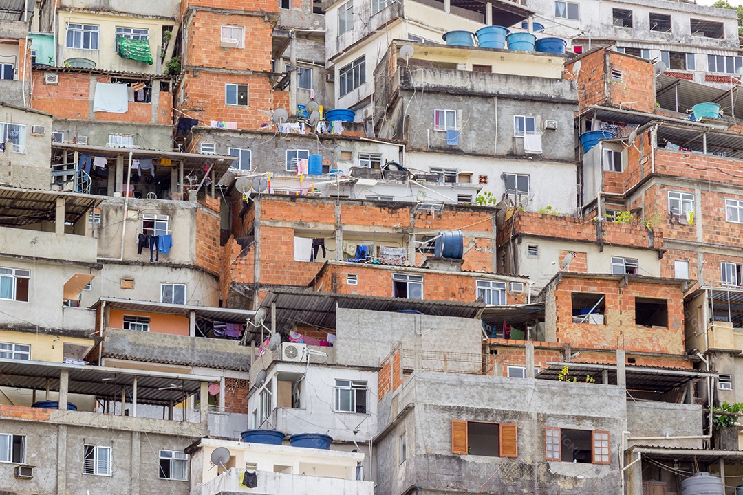 vista do morro do pavão em Copacabana no Rio de Janeiro.