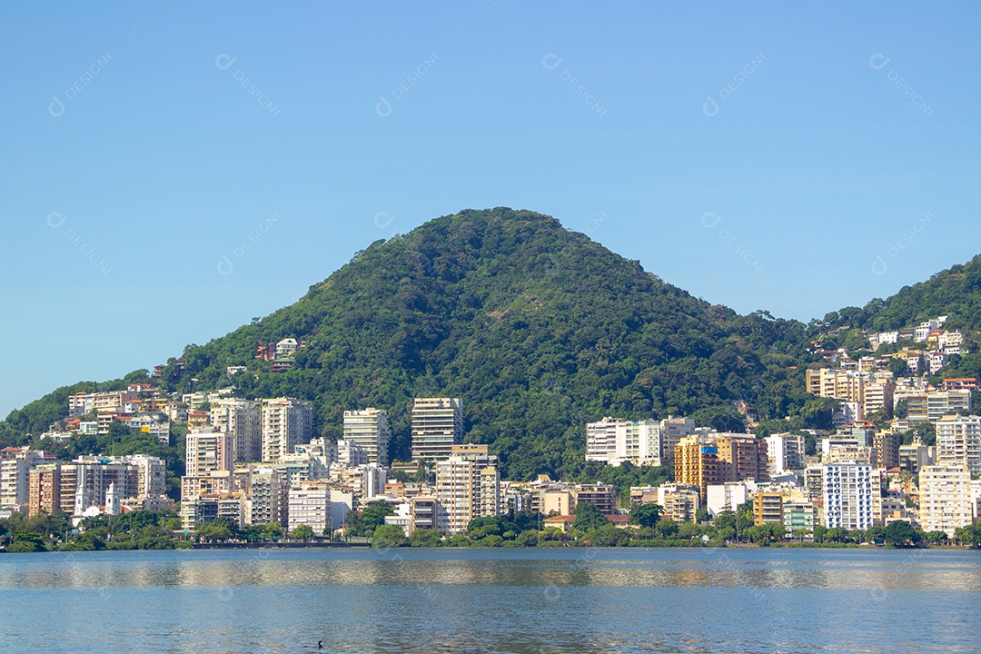 Lagoa Rodrigo de Freitas no Rio de Janeiro Brasil