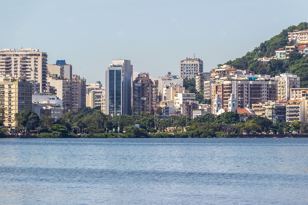 Lagoa Rodrigo de Freitas no Rio de Janeiro Brasil