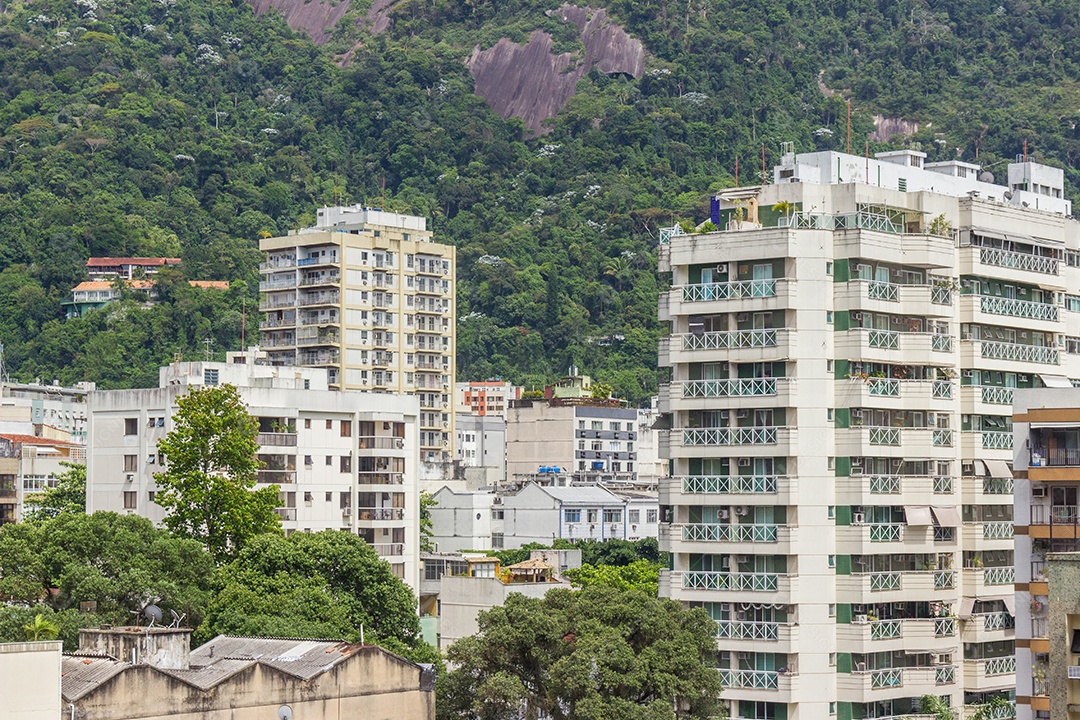 edifícios no bairro de humaita no Rio de Janeiro, Brasil.