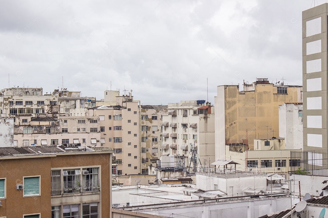 vista dos prédios do bairro de Copacabana, no Rio de Janeiro.