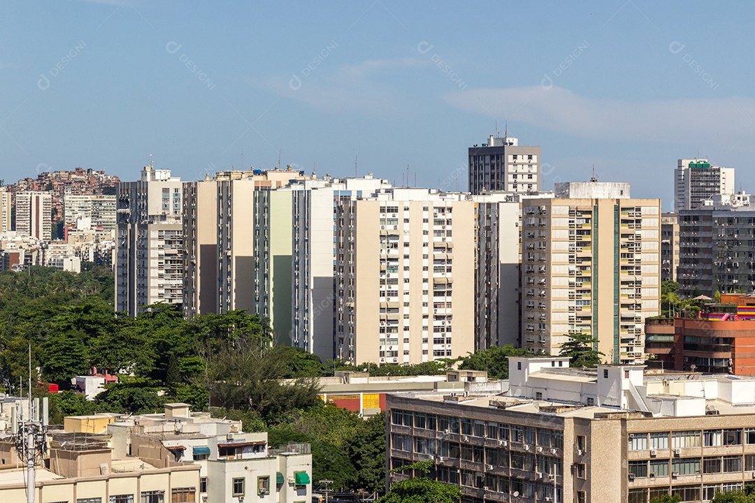 edifícios no bairro do Leblon, no Rio de Janeiro.