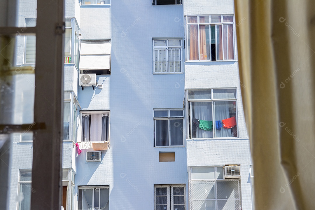 Prédios no bairro de Copacabana no Rio de Janeiro.