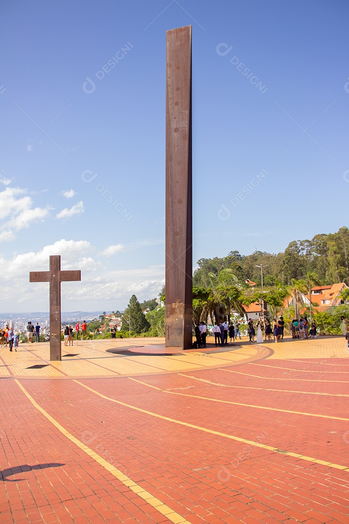 Praça Israel Pinheiro em Belo Horizonte, Minas Gerais, Brasil Conhecida como Praça do Papa