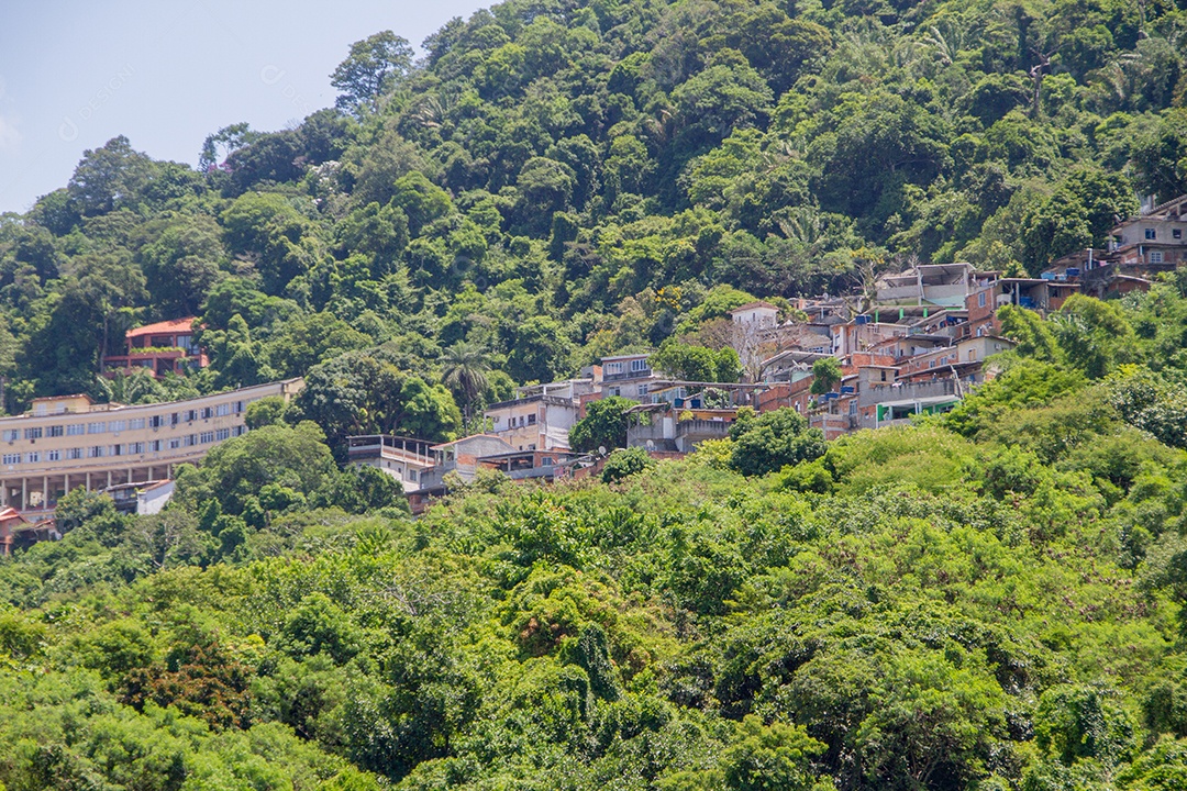 Favela Julio Otoni no bairro de Laranjeiras no Rio de Janeiro, Brasil.