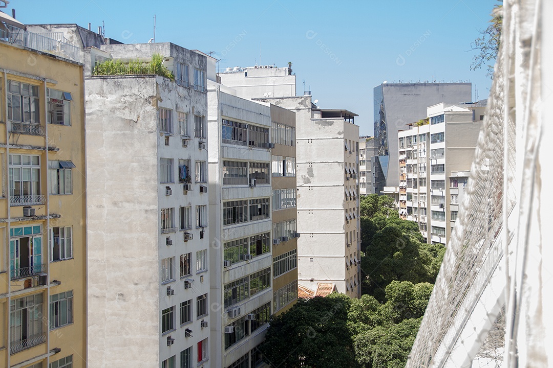 Prédios no bairro de Copacabana no Rio de Janeiro.