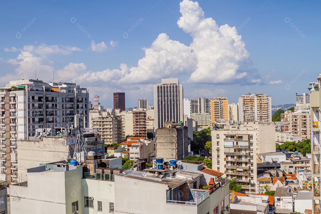 edifícios no bairro de Botafogo no Rio de Janeiro, Brasil.