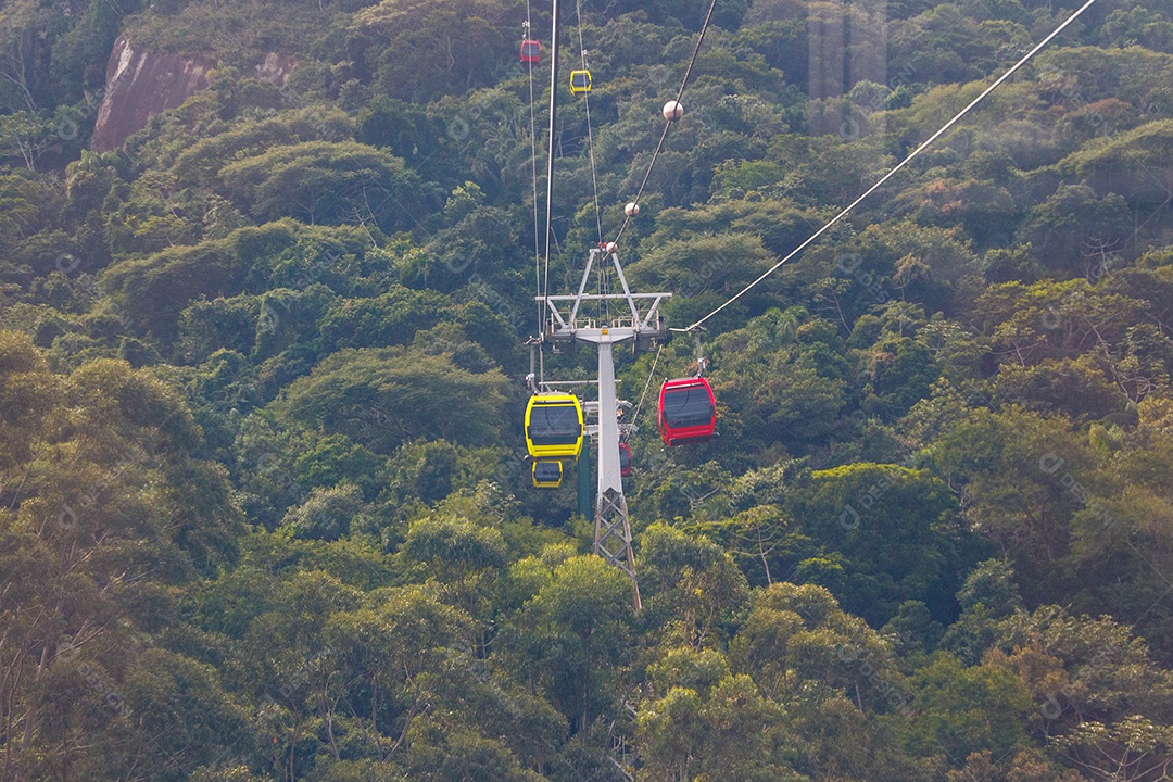 teleférico ligando a praia de Balneário Camboriú à praia das laranjeiras em santa Catarina Brasil