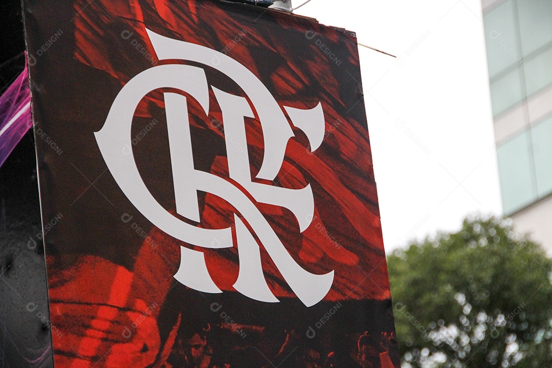 escudo do flamengo regata clube do rio de janeiro, um dos principais times do futebol brasileiro