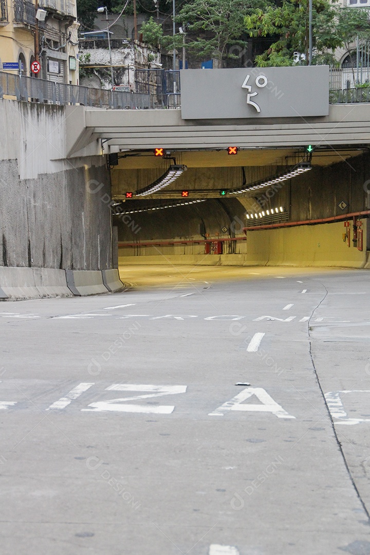 Túnel Rio 450 no Rio de Janeiro Brasil.