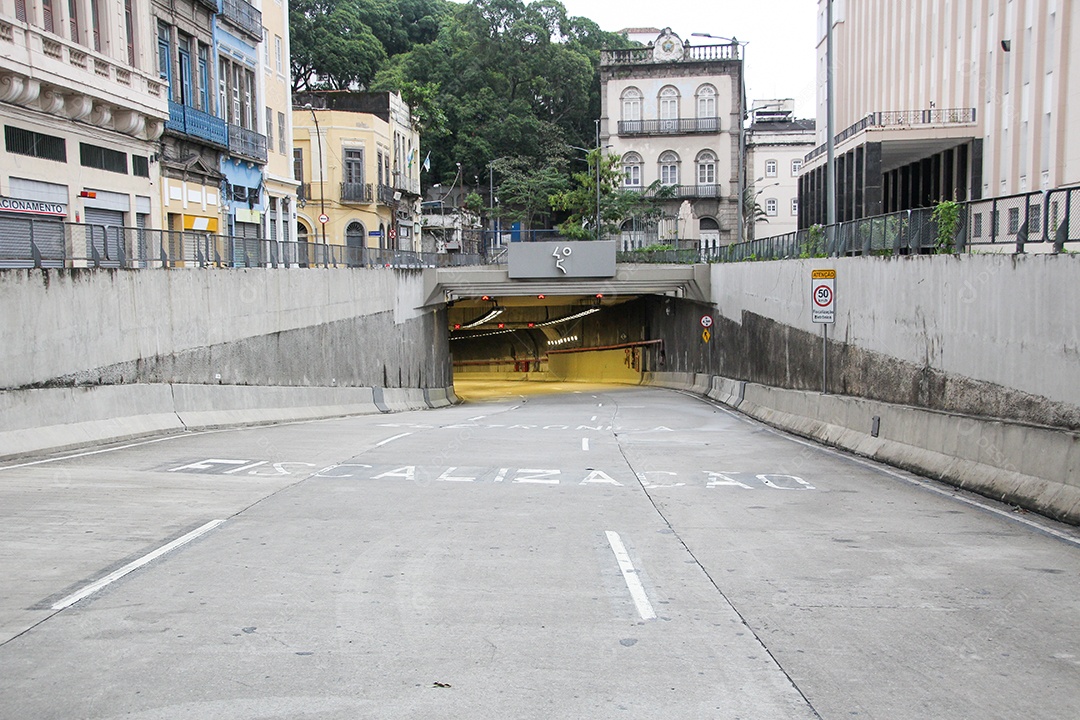 Túnel Rio 450 no Rio de Janeiro Brasil.