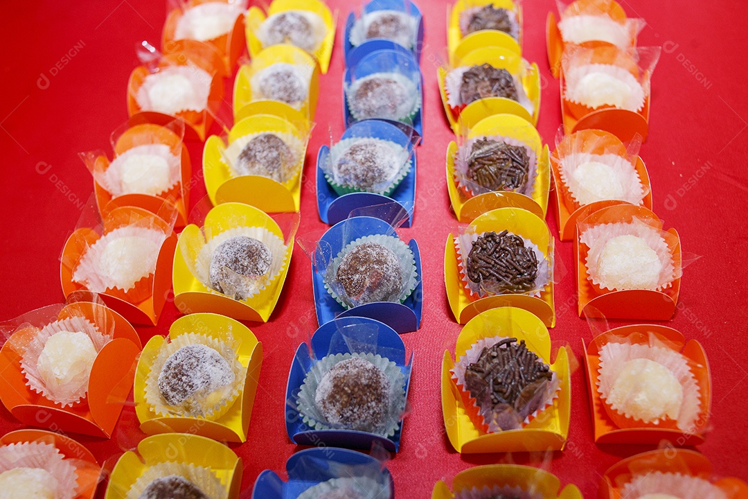 brigadeiro and birthday candy