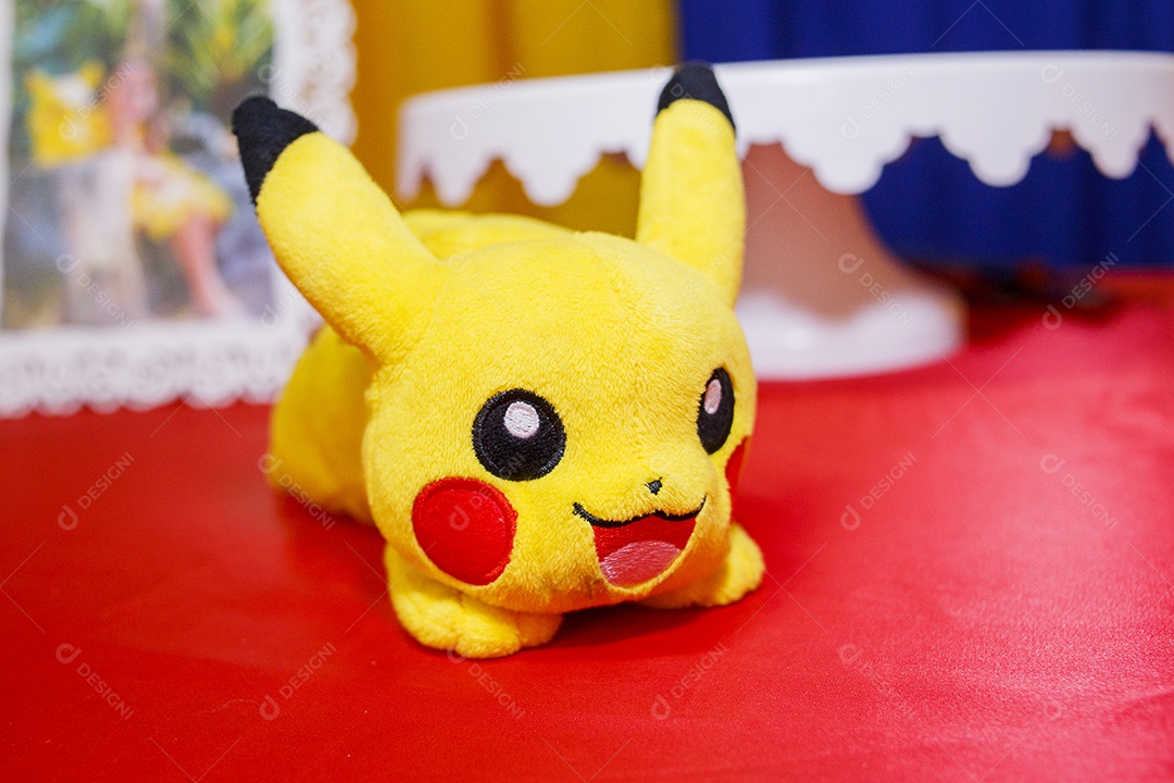 decoração de aniversário com tema pokémon