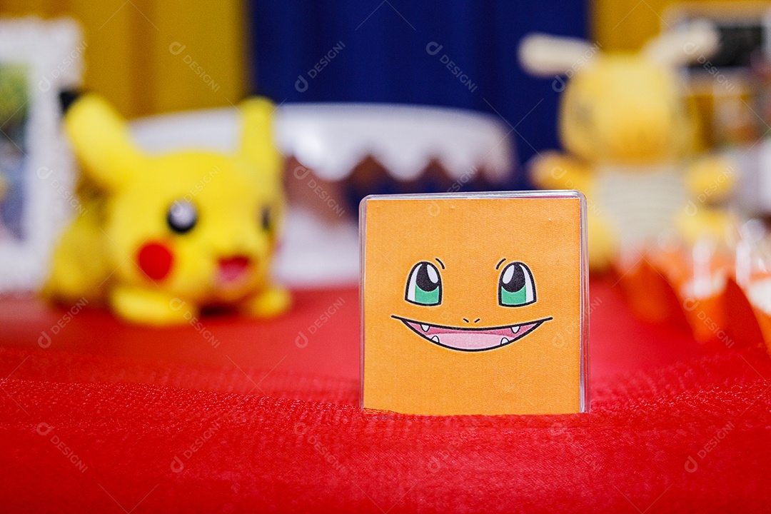 decoração de aniversário com tema pokémon