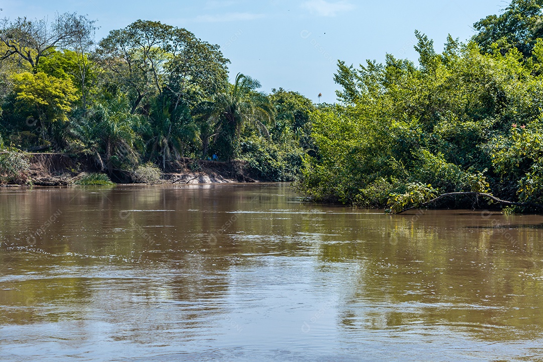 Rio Aquidauana, no Pantanal. O Pantanal é considerado a maior área úmida contínua do mundo.