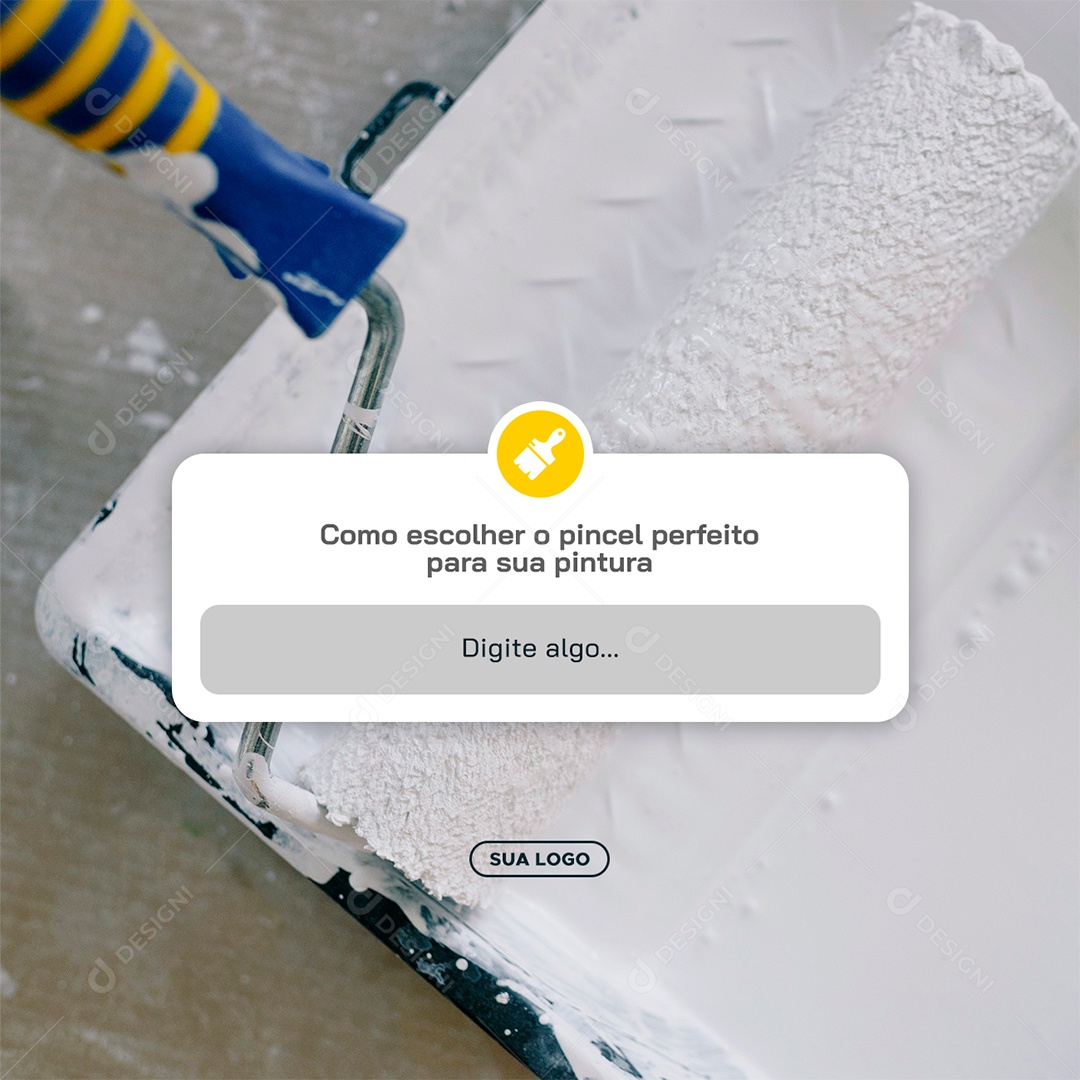 Como escolher o pincel perfeito para a sua Pintura Social Media PSD Editável