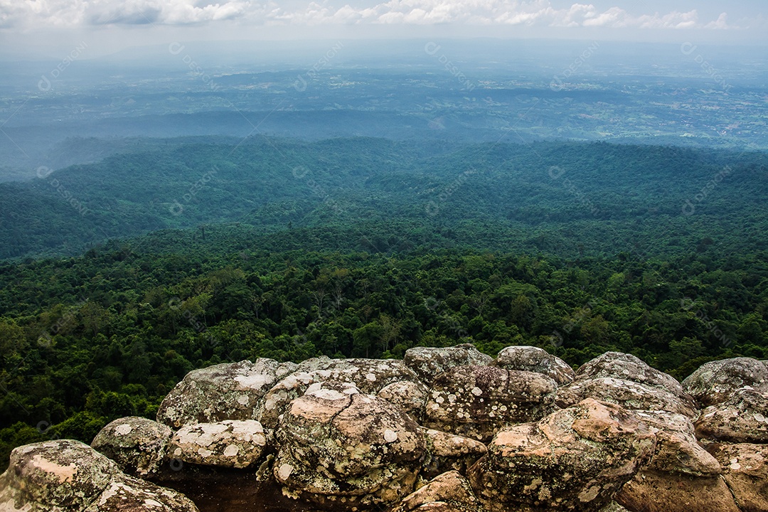 paisagem da floresta tropical na Tailândia