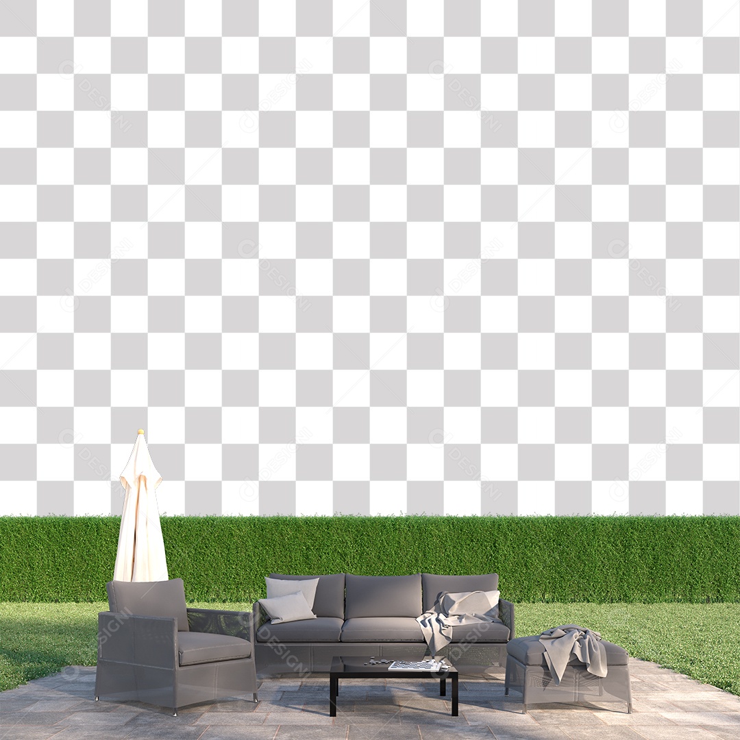 Paisagem campo sobre floresta gramado PNG Transparente