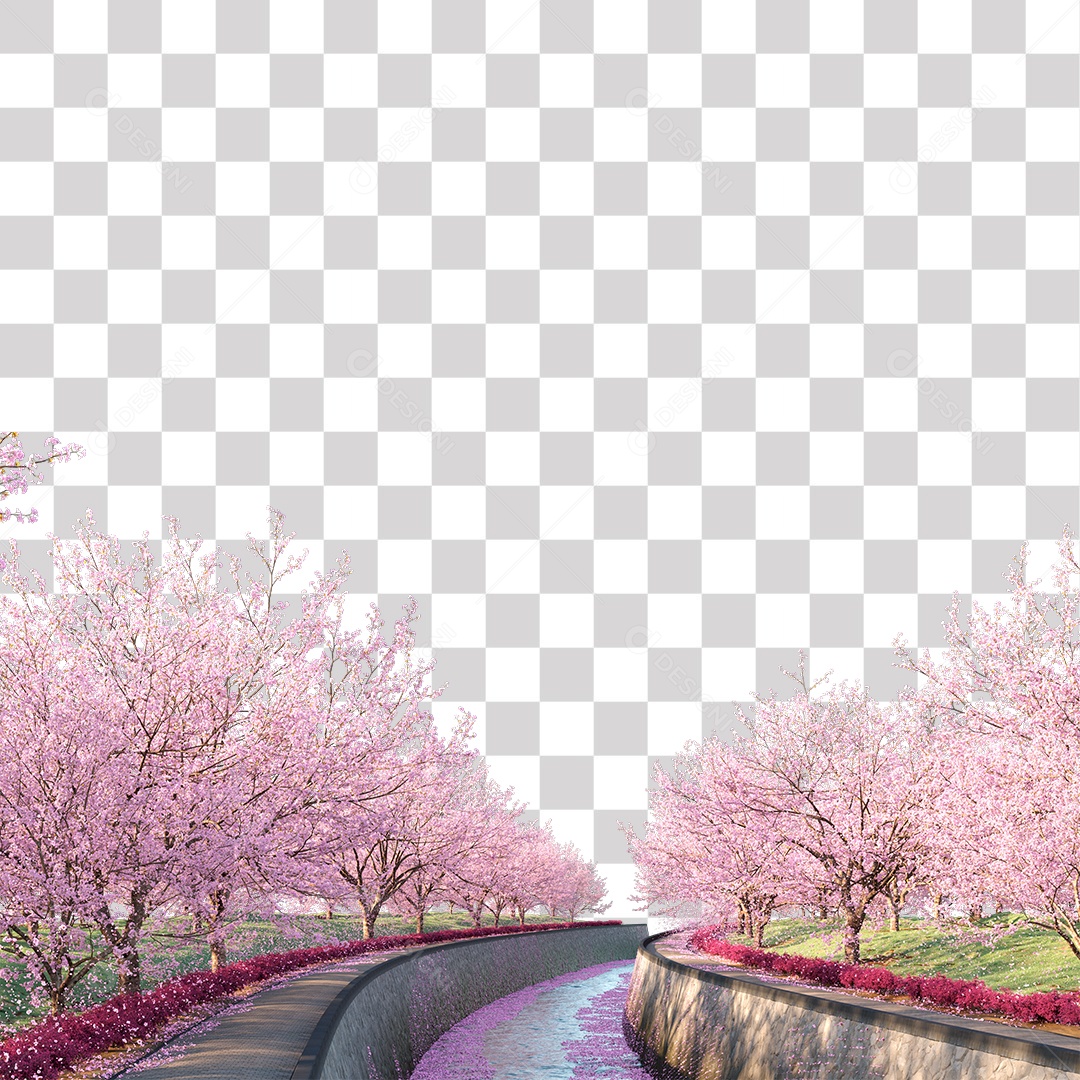 Paisagem campo sobre floresta gramado PNG Transparente