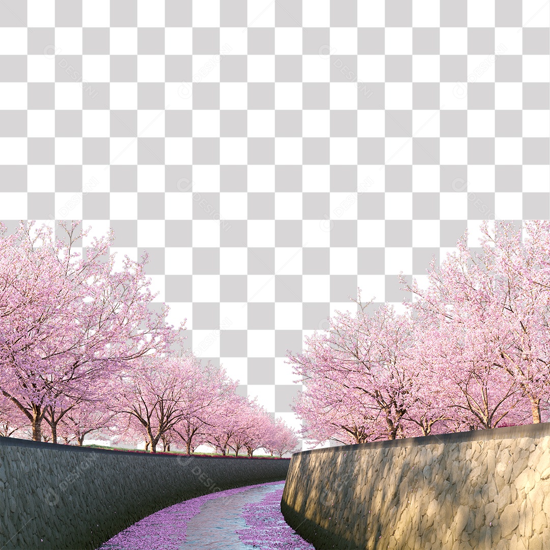 Paisagem campo sobre floresta gramado PNG Transparente