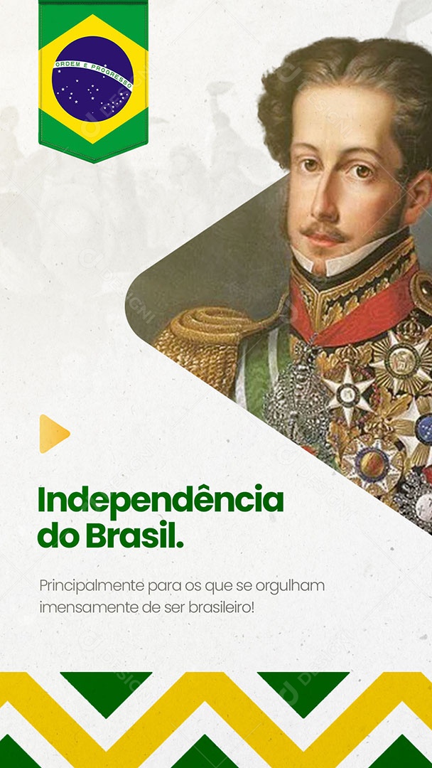 Social Media Story Independência do Brasil 07 de Setembro PSD Editável
