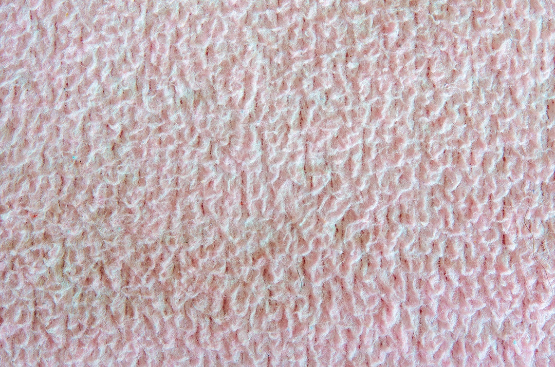 Textura de flanela rosa, close-up.