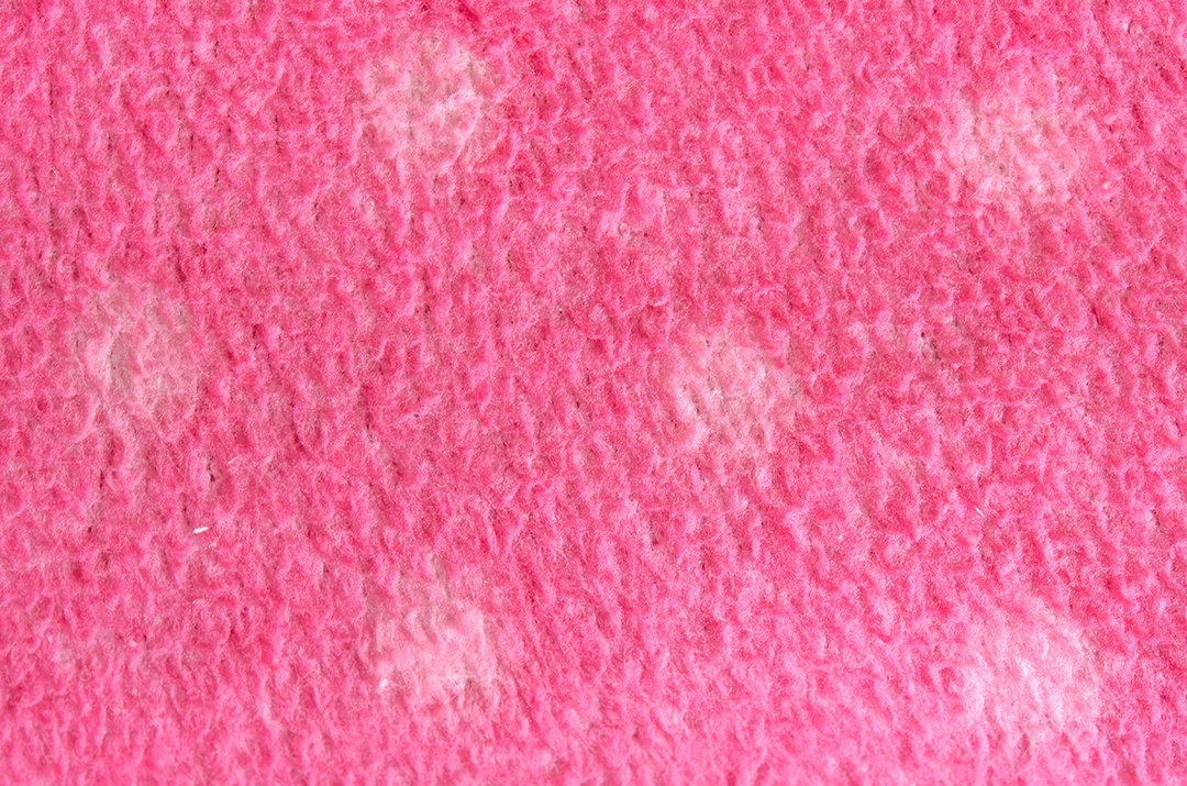Textura de flanela rosa, close-up.