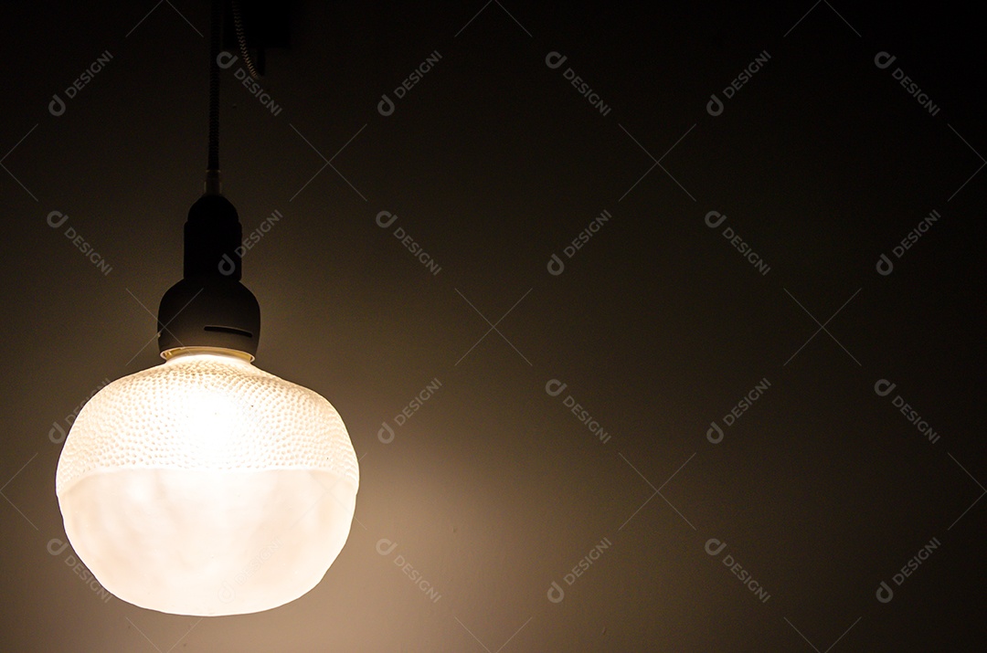 Lâmpada de iluminação interior de luxo vintage para decoração de casa.