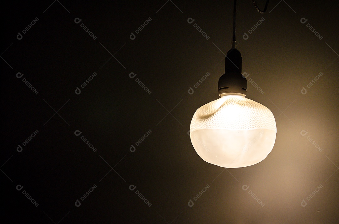 Lâmpada de iluminação interior de luxo vintage para decoração de casa.