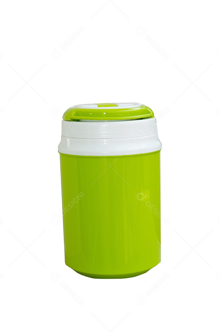 Frasco de isolamento de água de um fundo branco.