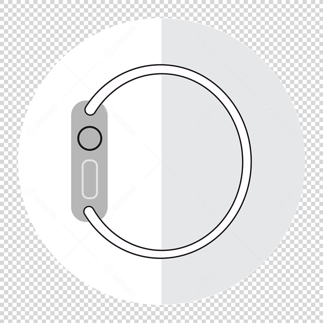 Aplicativo Assistir Ícone 3D para Composição PSD