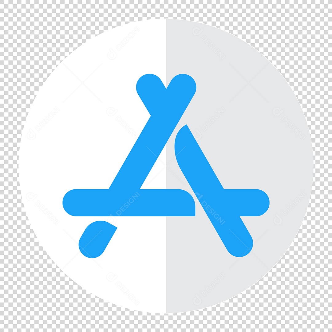 Ícone 3D App Store Para Composição PSD