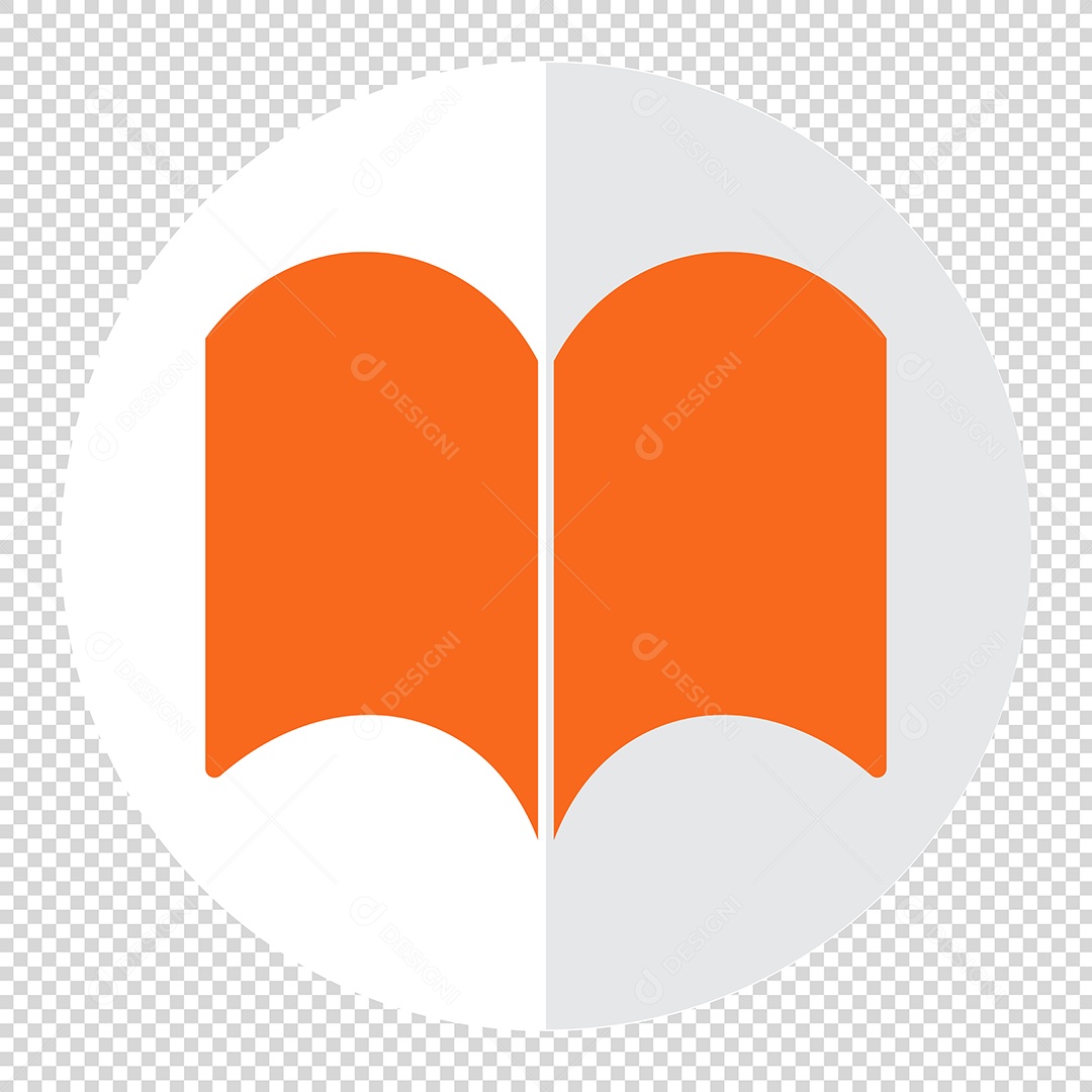 Ícone 3D Livro Para Composição PSD