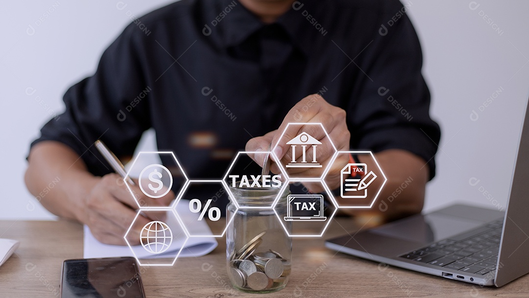 Empresas que usam um computador para preencher a declaração de imposto de renda individual