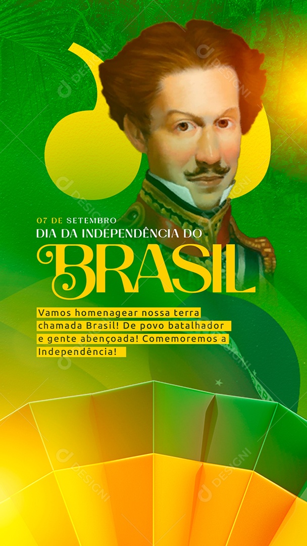 Social Media Dia da Independência do Brasil 07 de Setembro PSD Editável