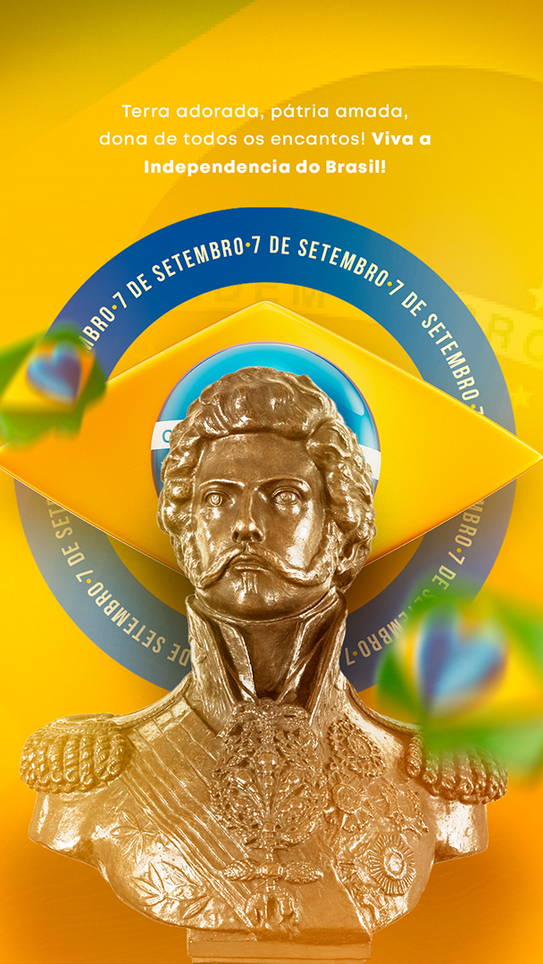Terra Adorada, Pátria Amada Independência do Brasil 07 de Setembro Social Media PSD Editável