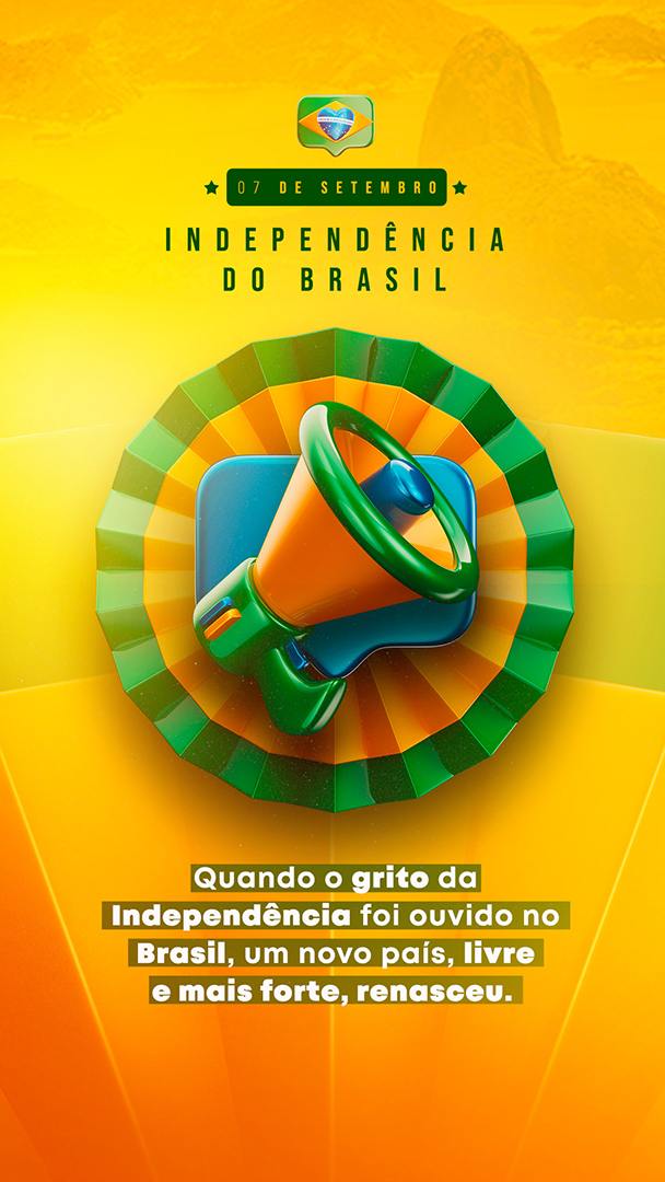 Social Media 07 de Setembro Dia da Independência do Brasil PSD Editável
