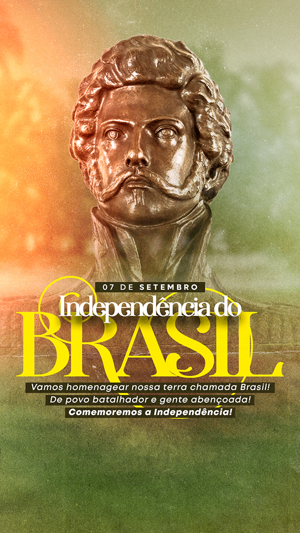 Social Media Independência Do Brasil Vamos Homenagear PSD Editável