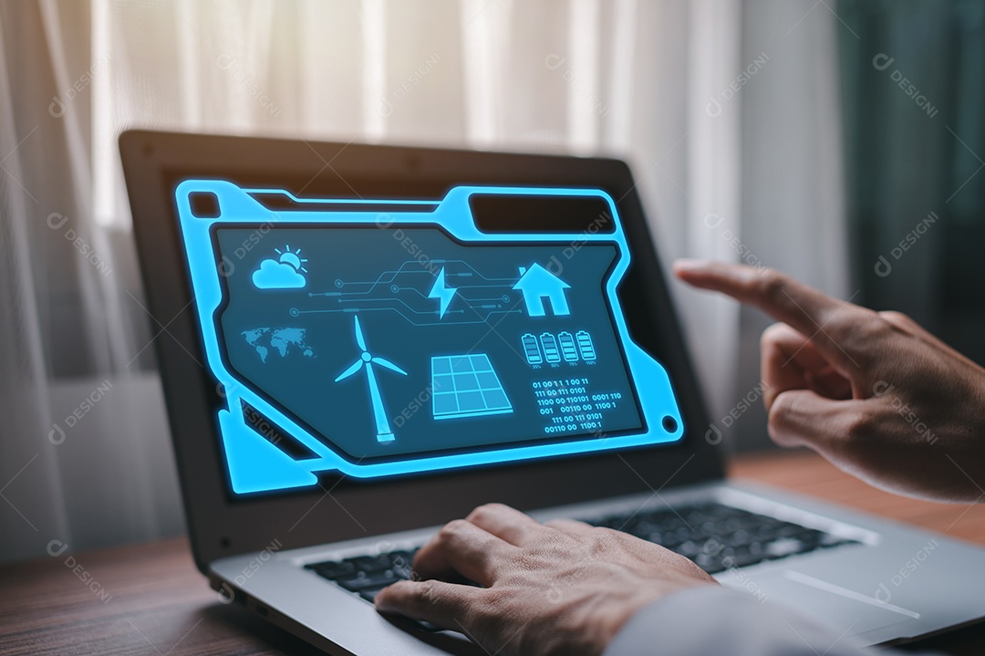 Geração e uso de eletricidade a partir de energia natural Energia solar, energia eólica, energia hidrelétrica
