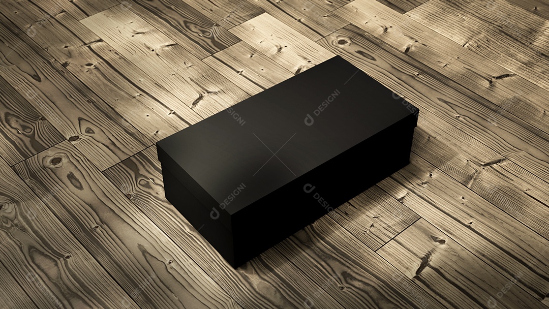 Box Mockups embalagem em branco boxe renderização em 3d