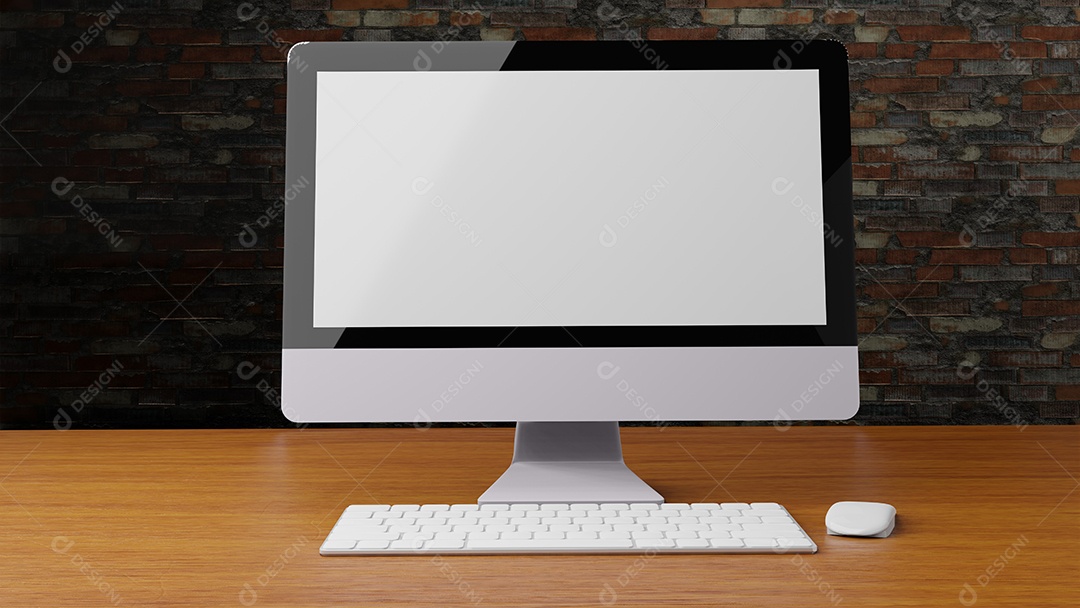 ilustração de computador laptop fundo isolado