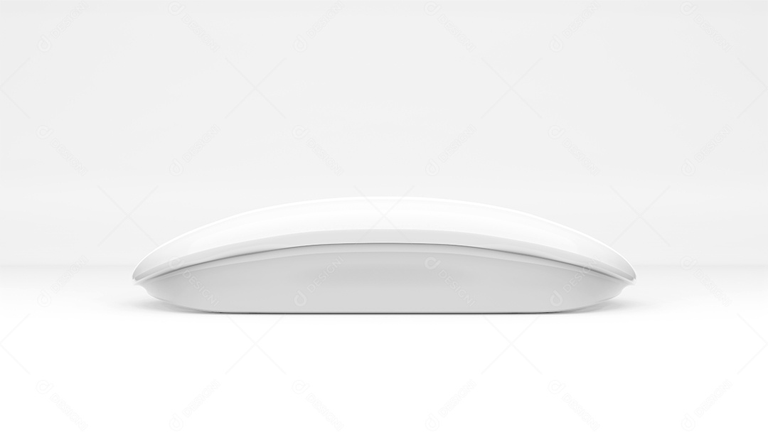 Mouse computador sem fio 3D renderização isolada