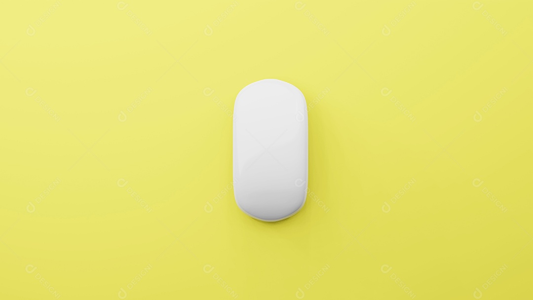 Mouse computador sem fio 3D renderização isolada