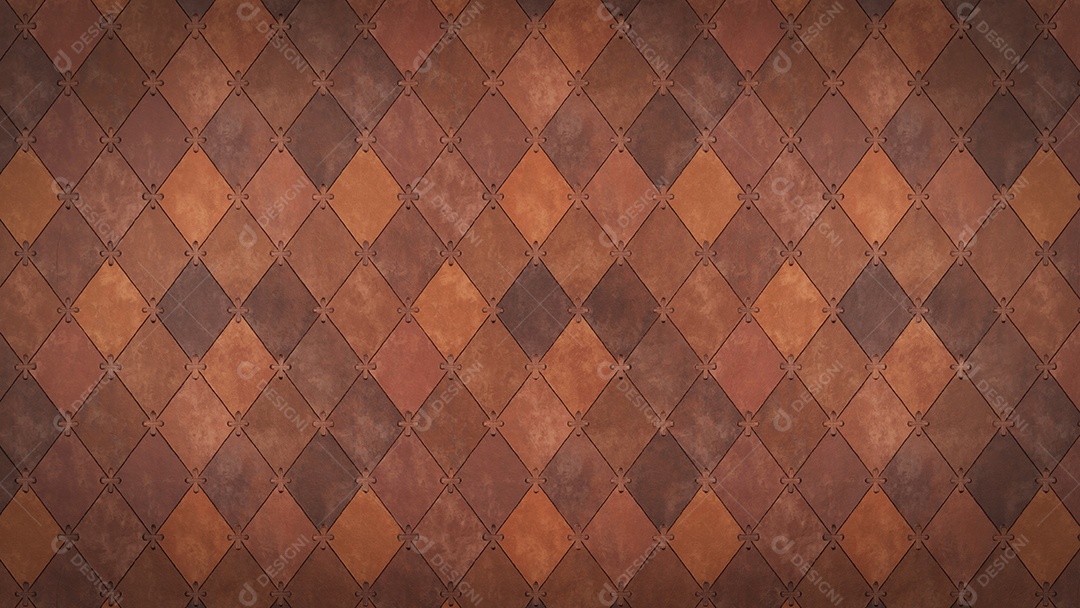 Fundo de couro de diamante.