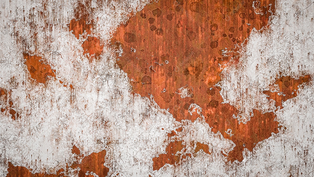 Textura de metal e manchas de ferrugem de fundo abstrato