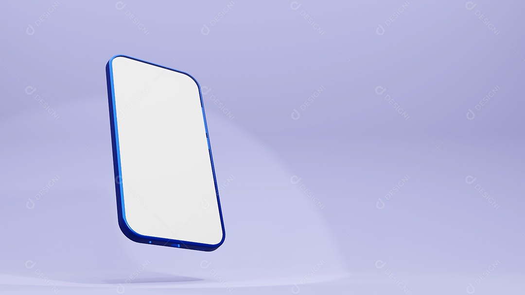 Quadro de smartphone menos modelo de tela em branco para infográficos