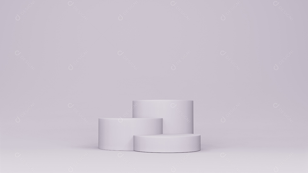 Cenário de palco de pódio de palco com arco árabe. renderização em 3D