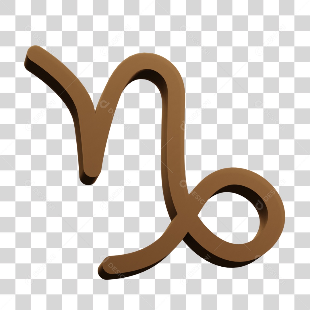 Símbolos Signo Capricórnio PNG transparente