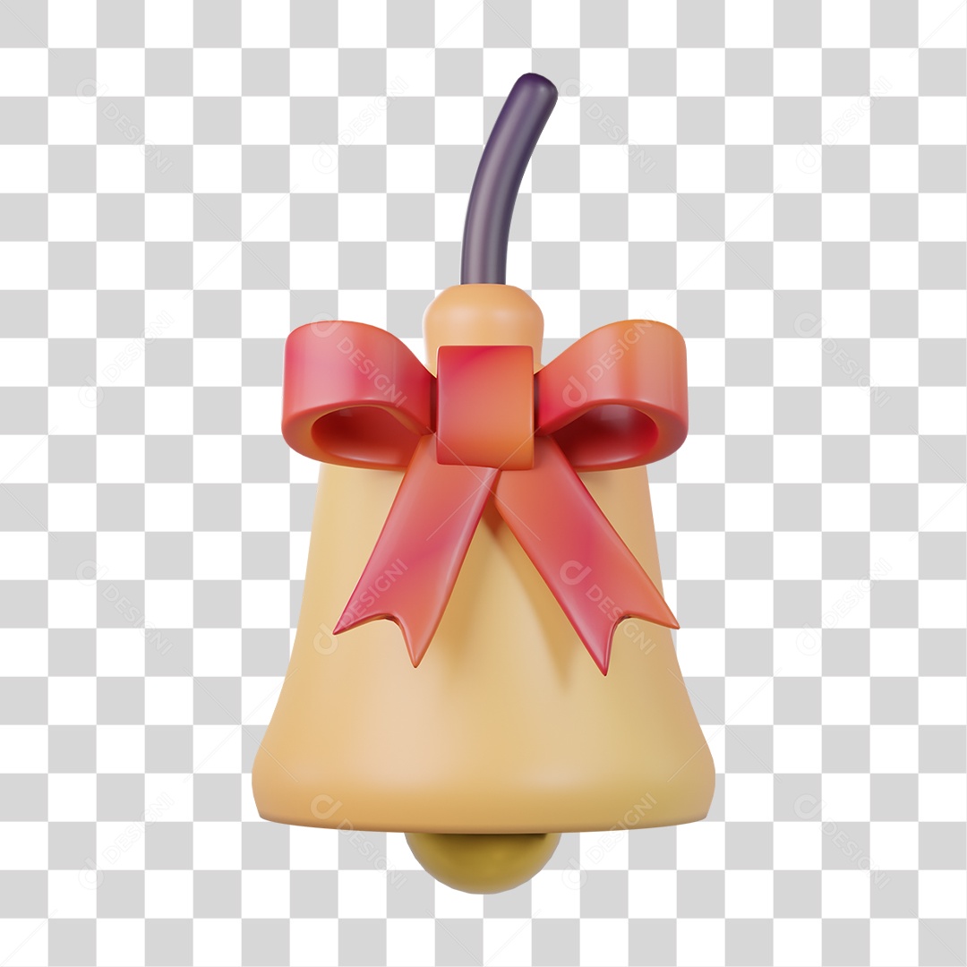 Sinos Enfeites de Natal PNG Transparente