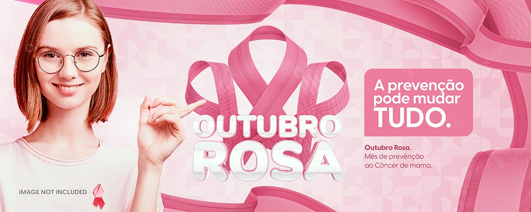 Outubro Rosa Data Comemorativa Prevenção Ao Câncer De Mama Social Media PSD Editável